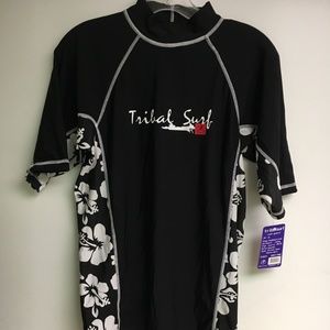 Sun block beach surf shirt, rash guard